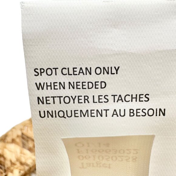 Wide Brim Straw Sun Hat With Multicolor Beaded Band One Size Lightweight Stylish - Picture 5 of 8